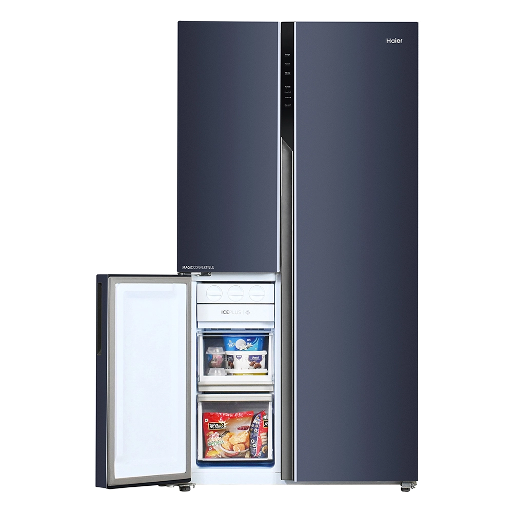 Haier  598 L 3 Door   convertible Side by Side  Refrigerator, Expert Inverter Technology , HRT-683GK